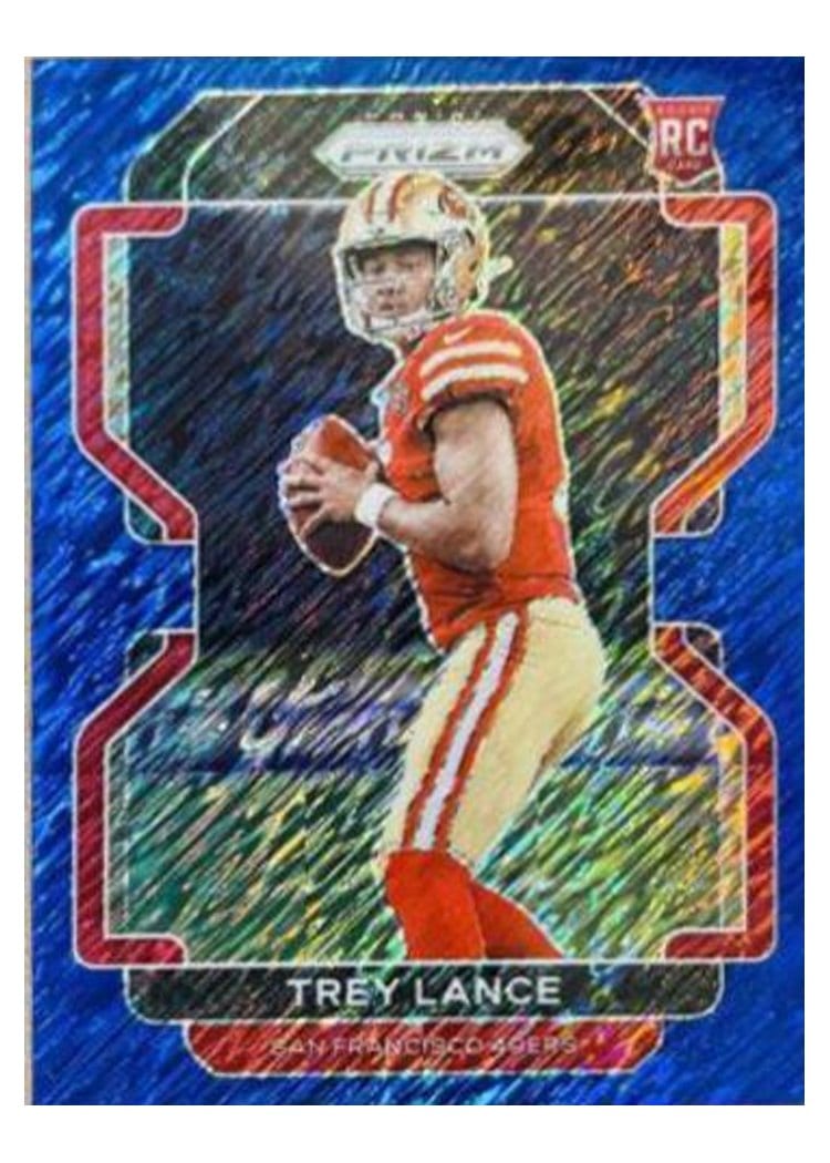 2021 Panini Prizm Base Set Trey Lance #333 card