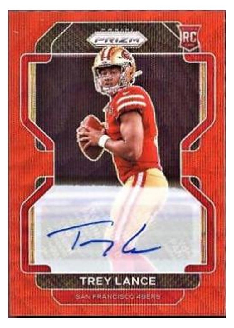 2021 Panini Prizm Base Set Trey Lance #333 card