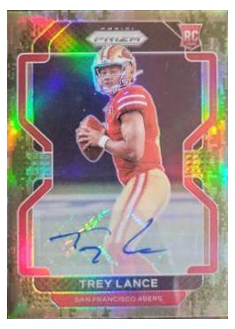 2021 Panini Prizm Base Set Trey Lance #333 card