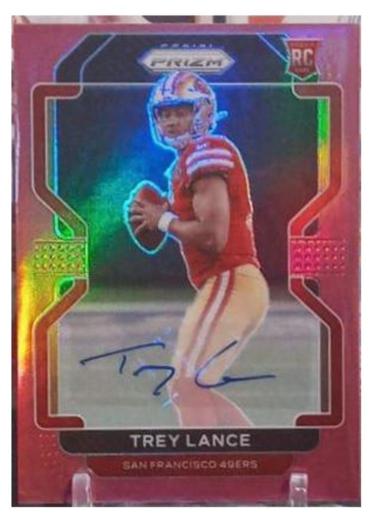 2021 Panini Prizm Base Set Trey Lance #333 card