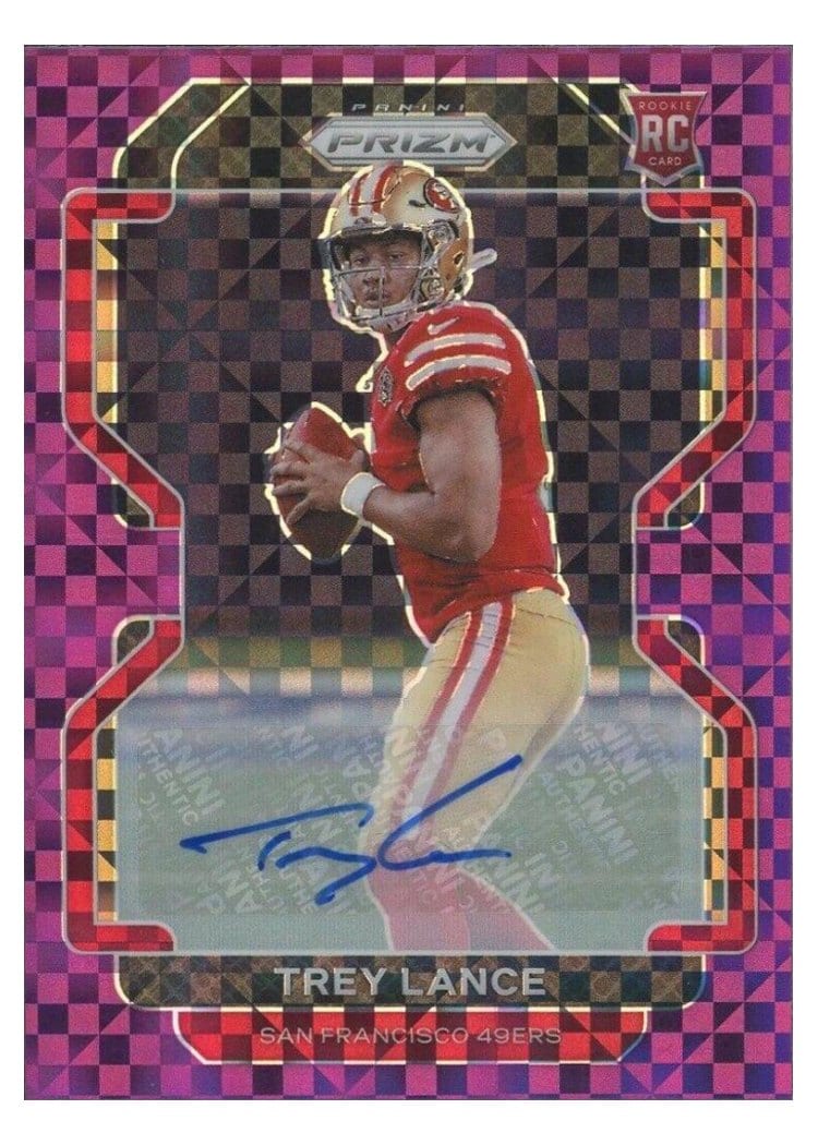 2021 Panini Prizm Base Set Trey Lance #333 card