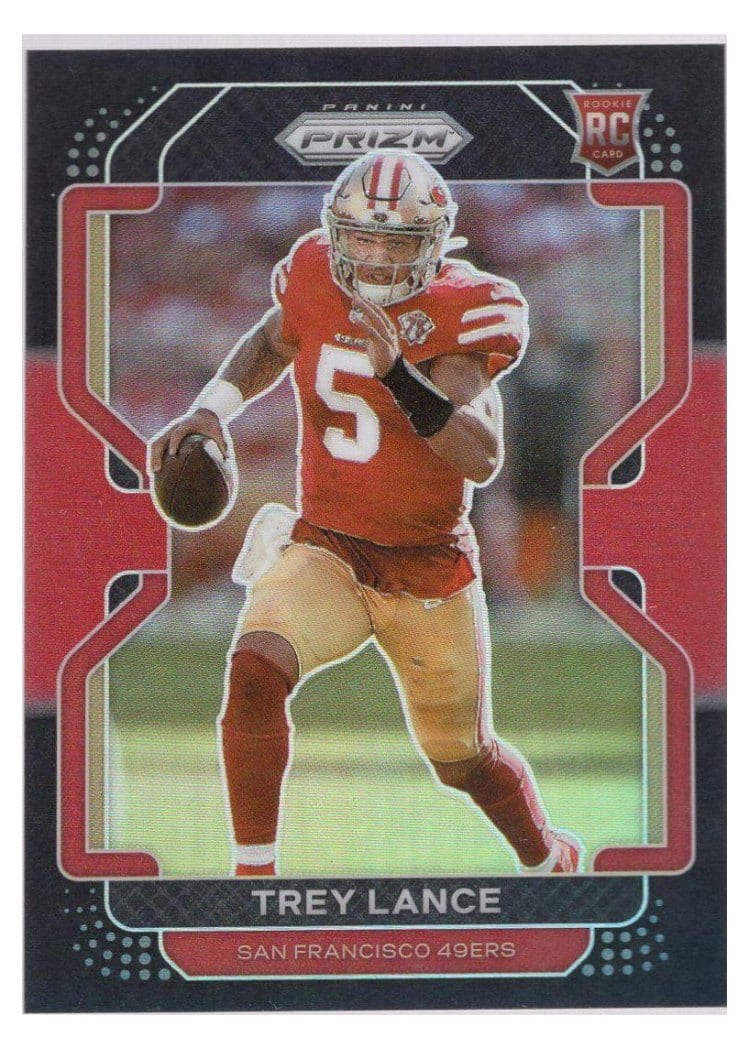 2021 Panini Prizm Base Set Trey Lance #333 card