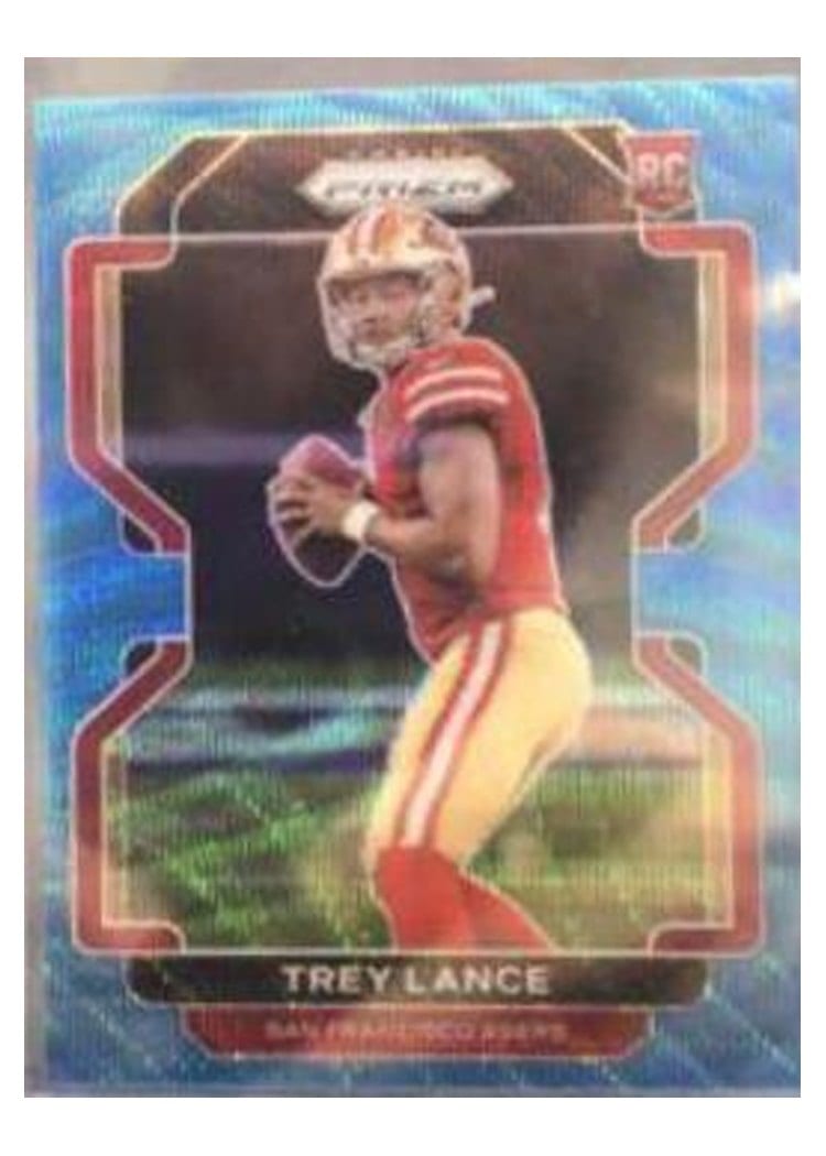 2021 Panini Prizm Base Set Trey Lance #333 card