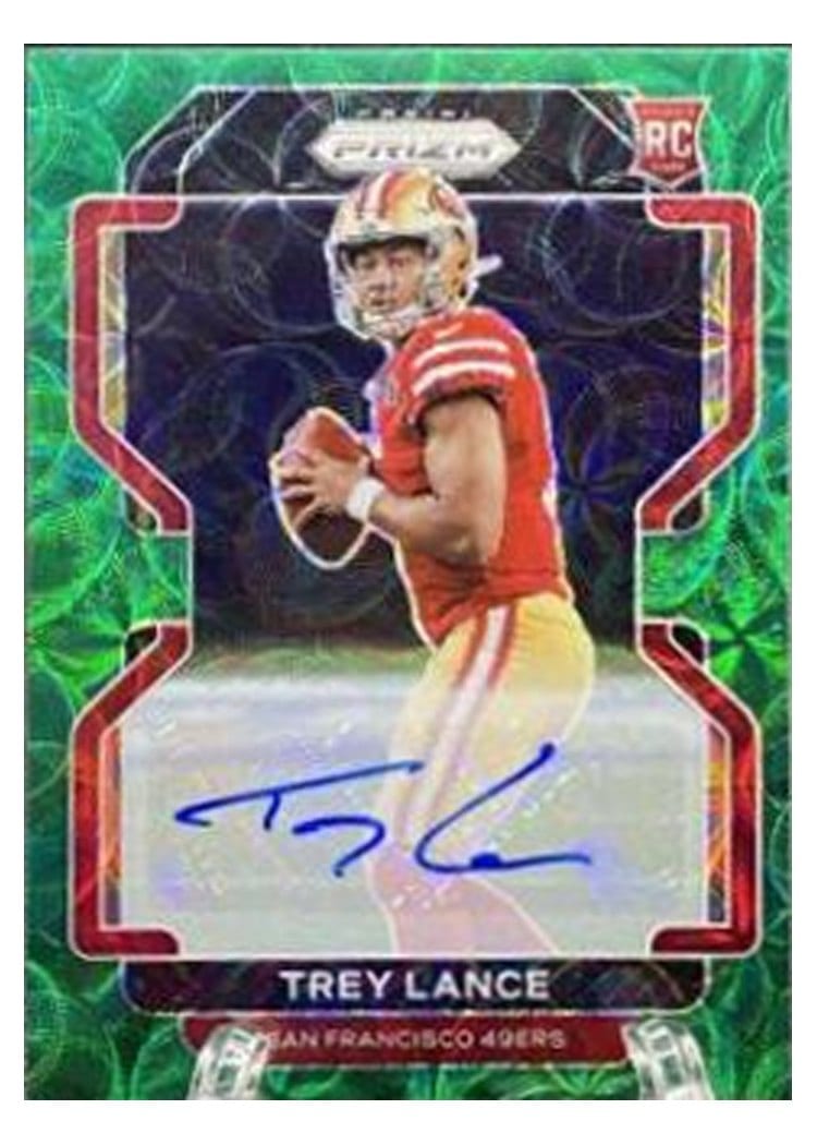 2021 Panini Prizm Base Set Trey Lance #333 card