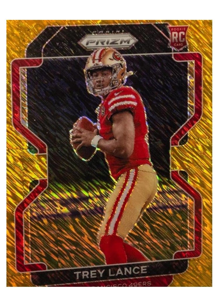 2021 Panini Prizm Base Set Trey Lance #333 card