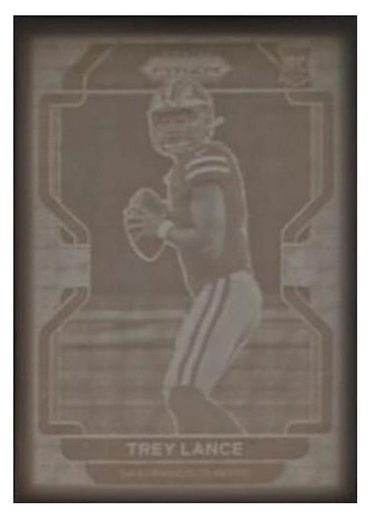 2021 Panini Prizm Base Set Trey Lance #333 card