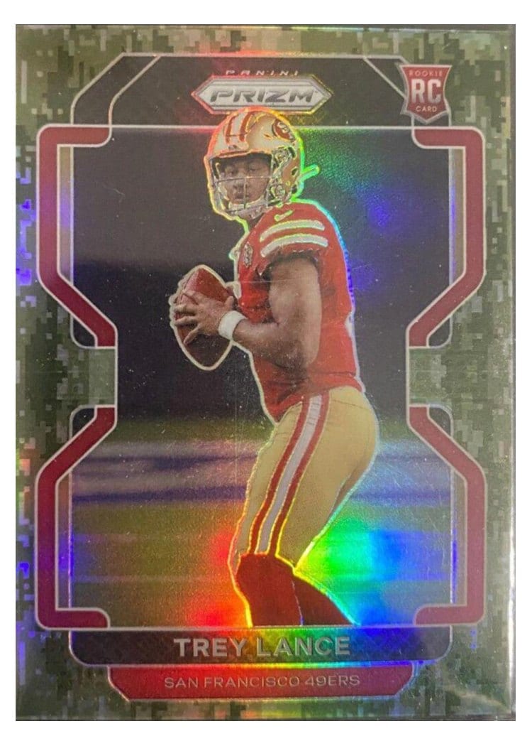 2021 Panini Prizm Base Set Trey Lance #333 card