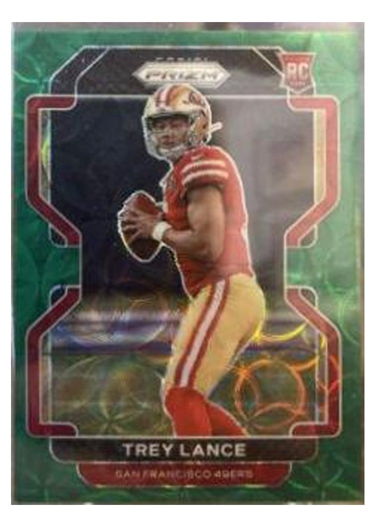 2021 Panini Prizm Base Set Trey Lance #333 card
