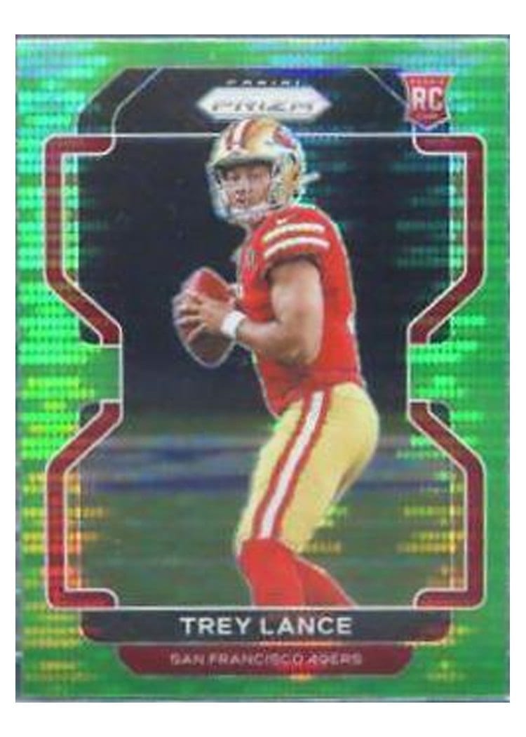 2021 Panini Prizm Base Set Trey Lance #333 card