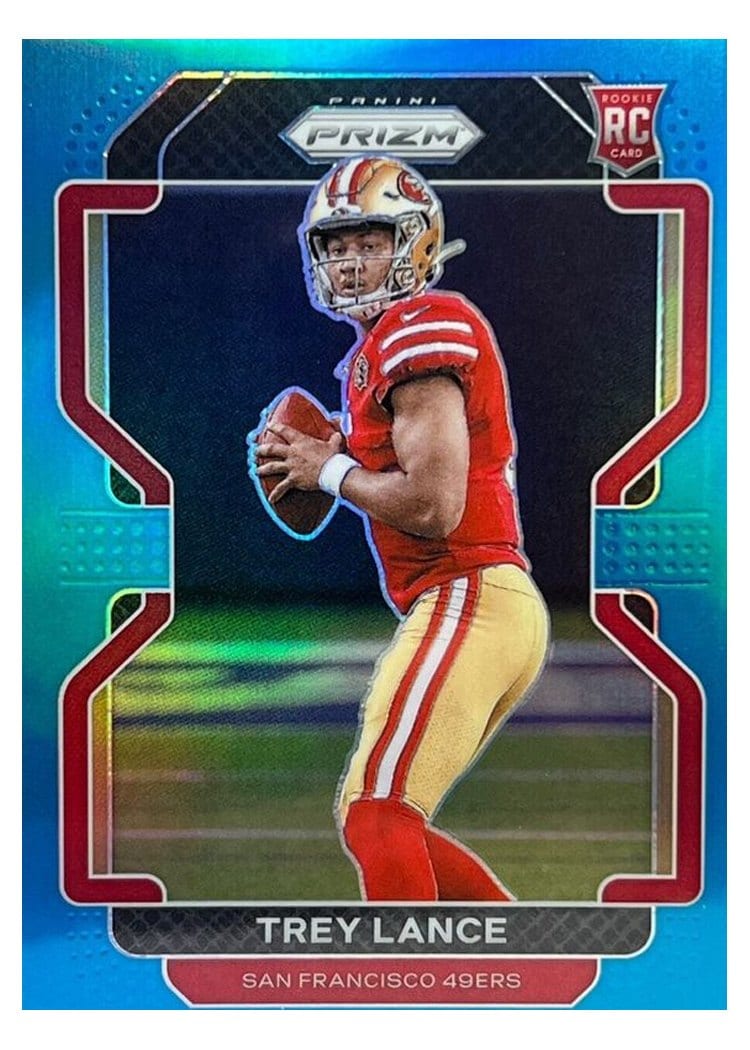 2021 Panini Prizm Base Set Trey Lance #333 card