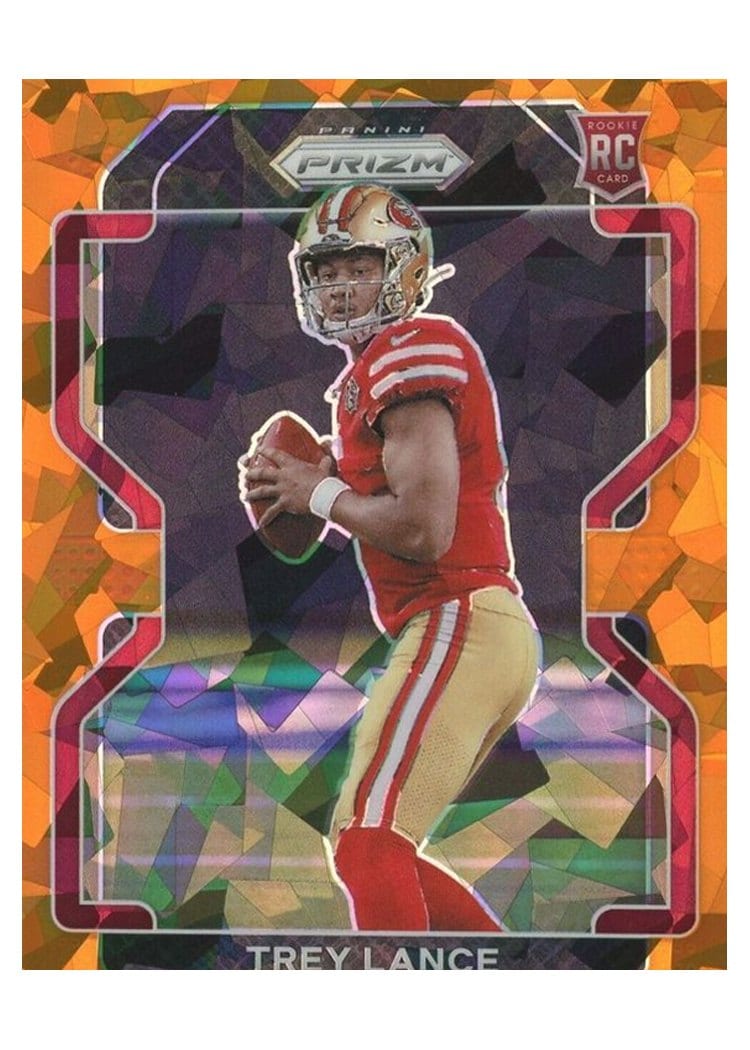 2021 Panini Prizm Base Set Trey Lance #333 card