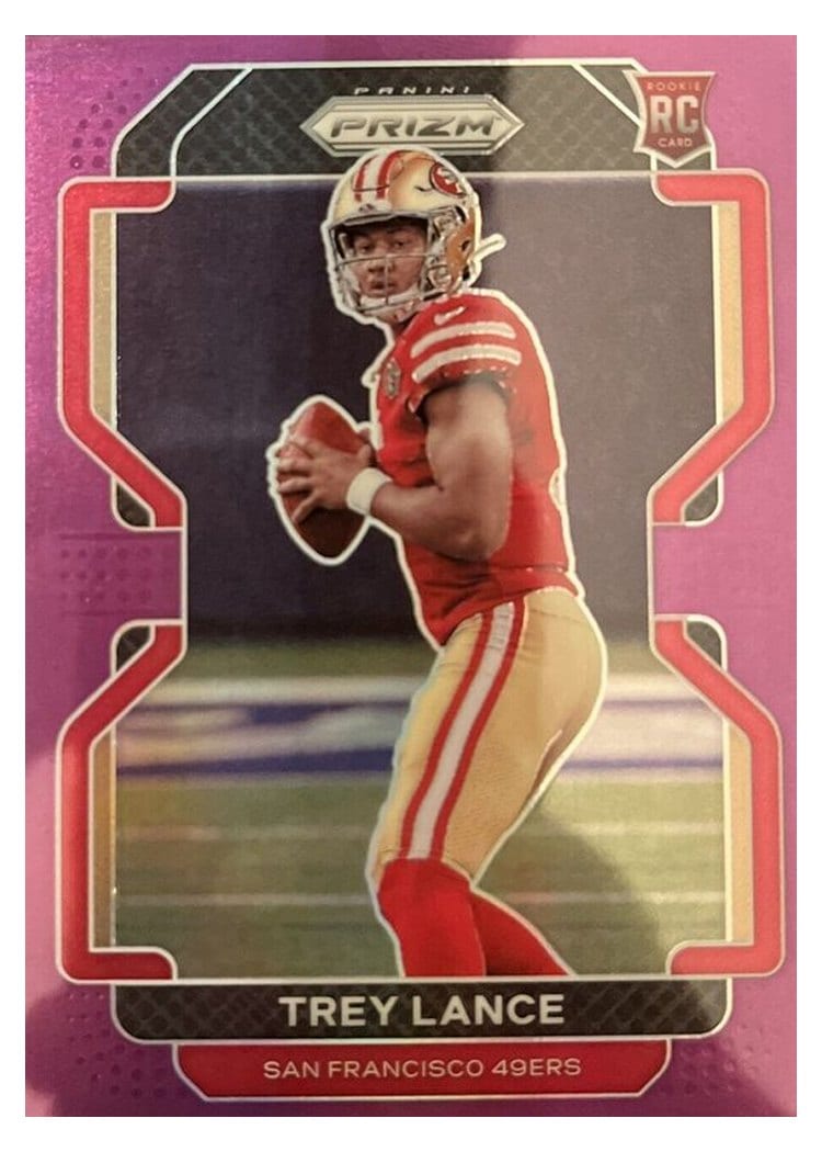 2021 Panini Prizm Base Set Trey Lance #333 card