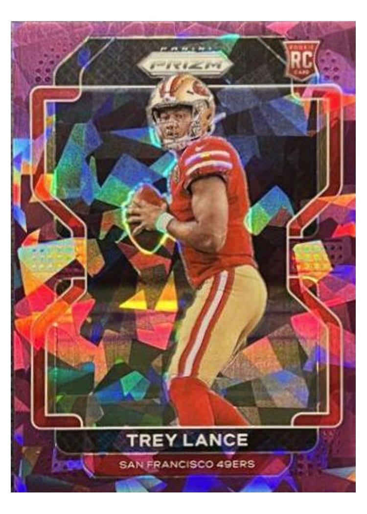 2021 Panini Prizm Base Set Trey Lance #333 card