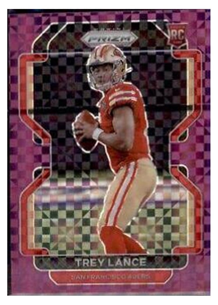 2021 Panini Prizm Base Set Trey Lance #333 card