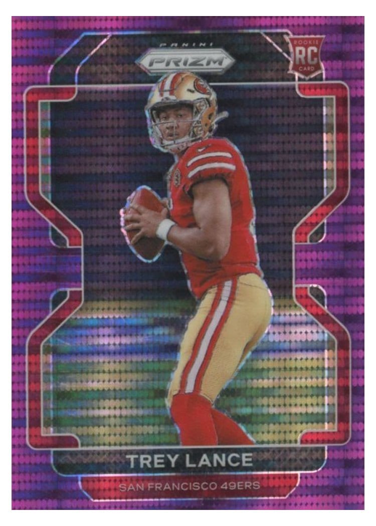 2021 Panini Prizm Base Set Trey Lance #333 card