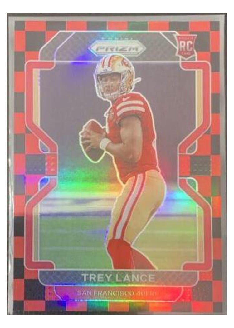 2021 Panini Prizm Base Set Trey Lance #333 card