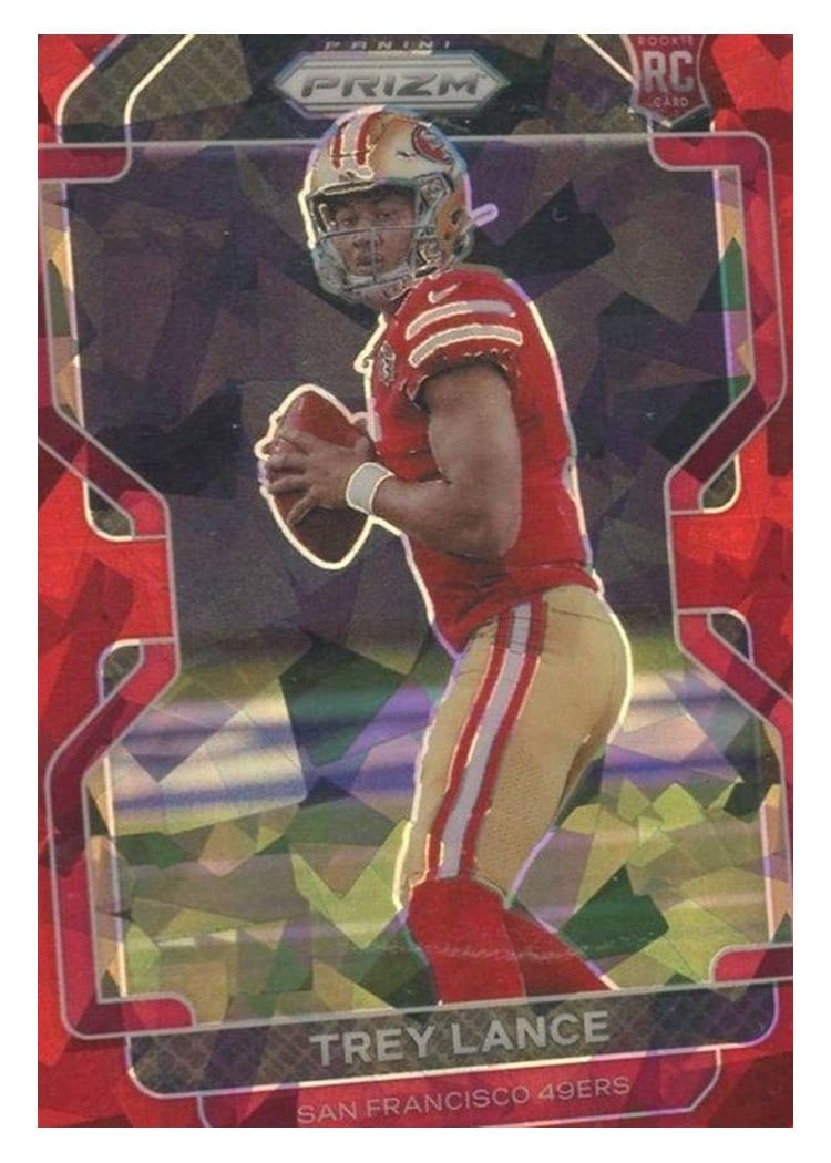 2021 Panini Prizm Base Set Trey Lance #333 card