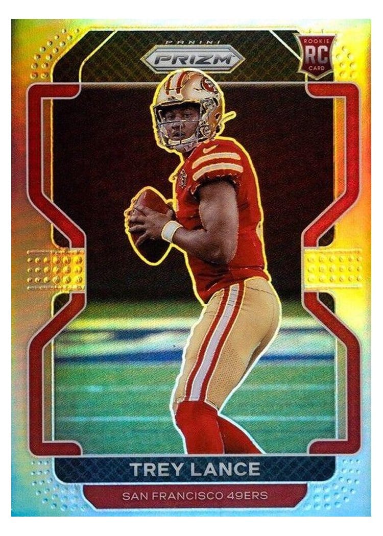 2021 Panini Prizm Base Set Trey Lance #333 card