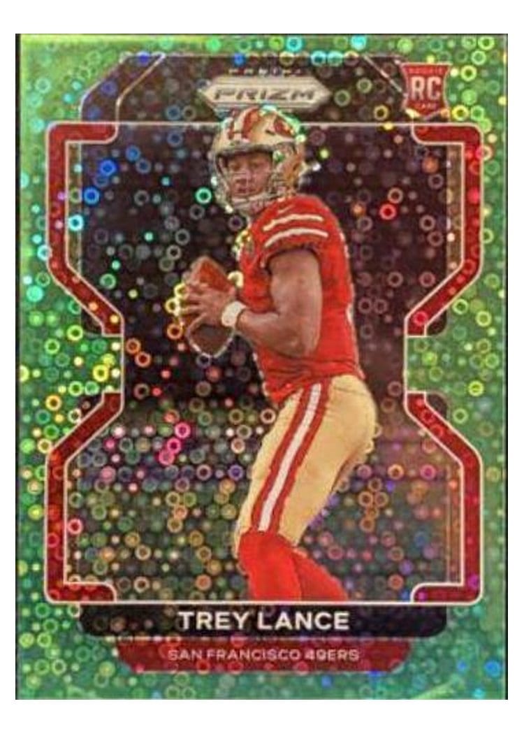 2021 Panini Prizm No Huddle Trey Lance #333 card