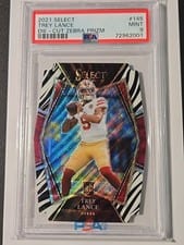 2021 Panini Select Trey Lance #145 card