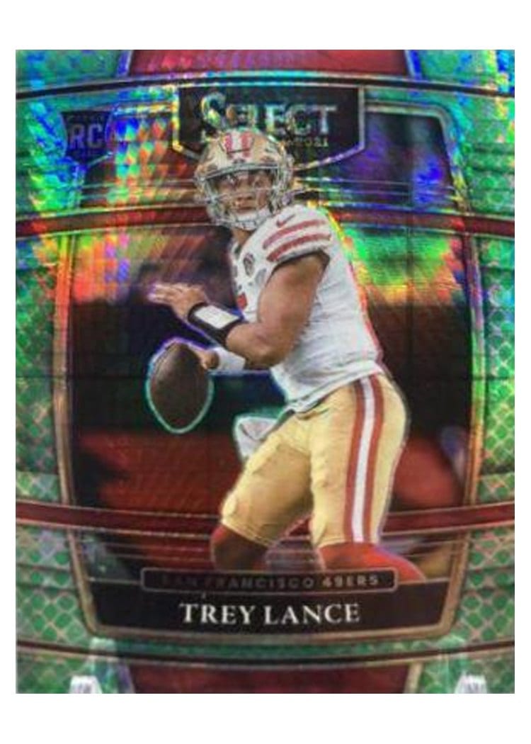 2021 Panini Select Trey Lance #45 card