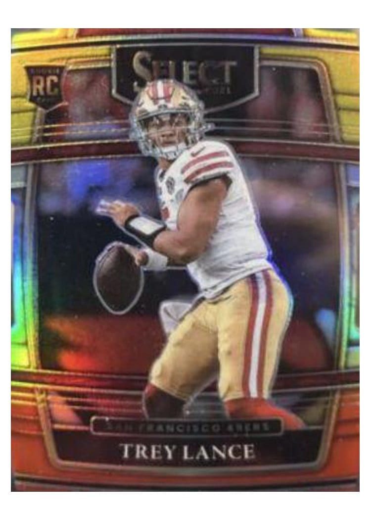 2021 Panini Select Trey Lance #45 card