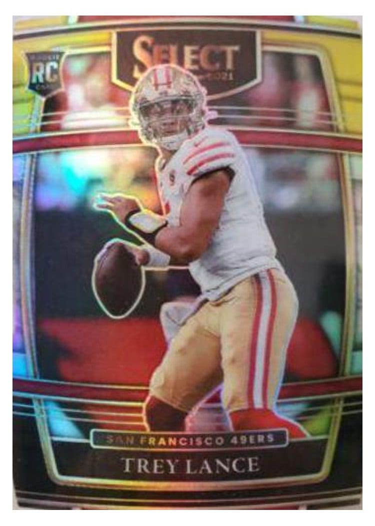 2021 Panini Select Trey Lance #45 card