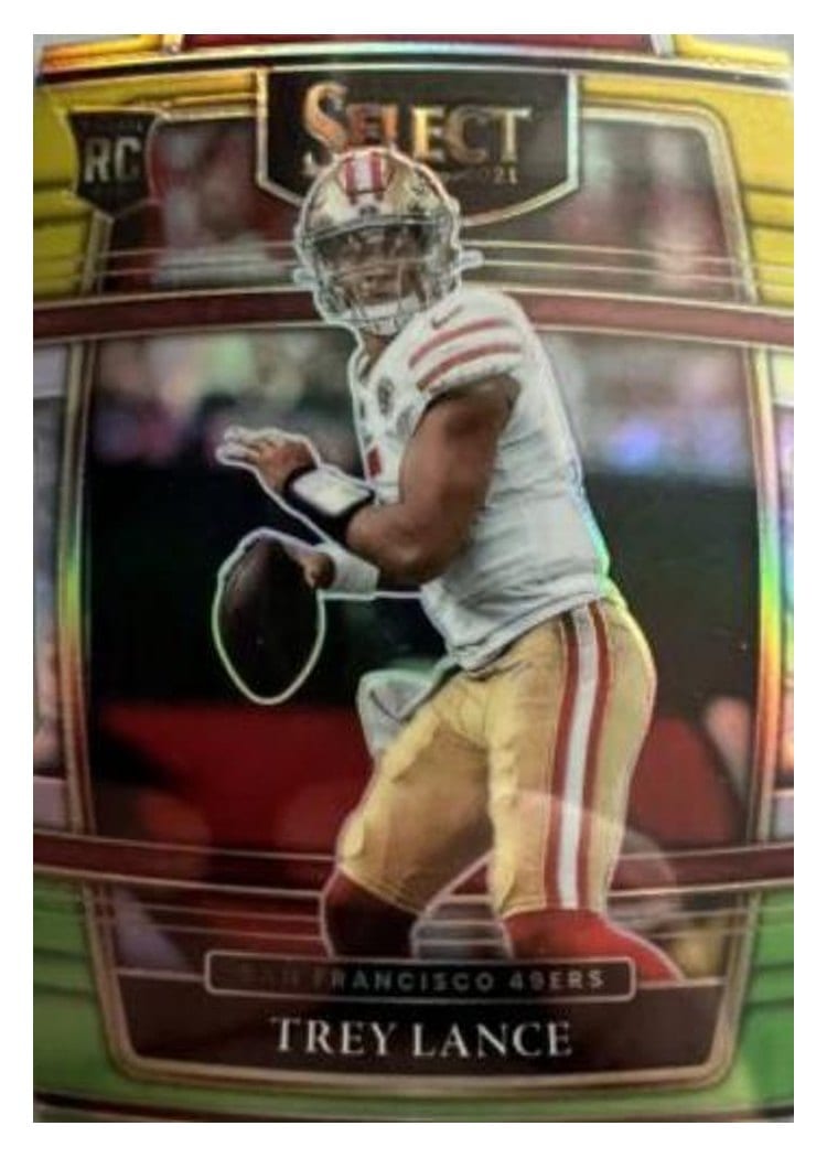 2021 Panini Select Trey Lance #45 card