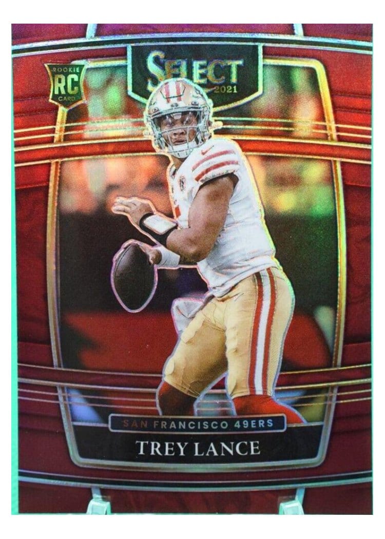 2021 Panini Select Trey Lance #45 card