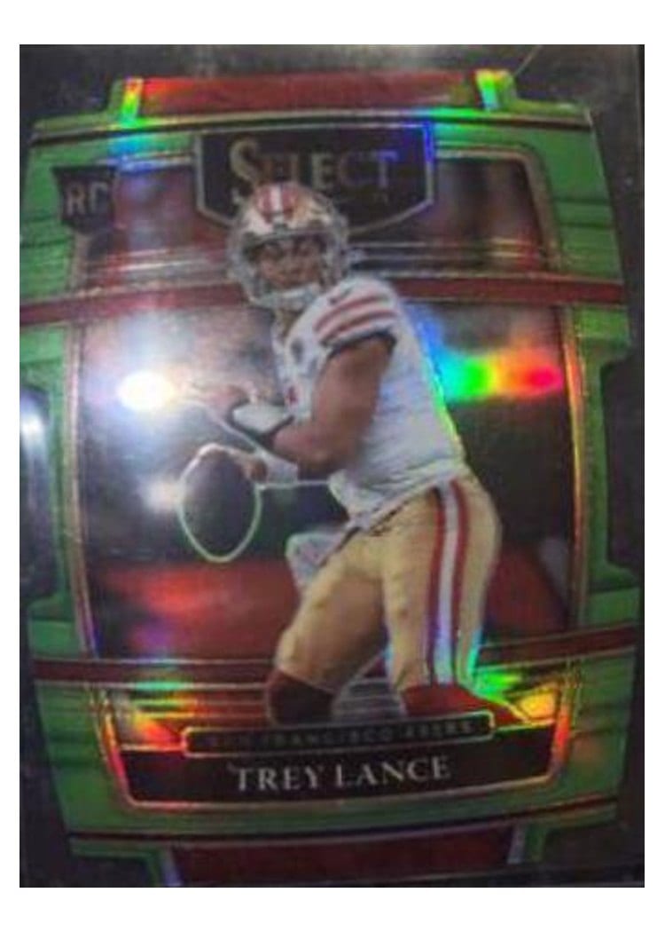 2021 Panini Select Trey Lance #45 card