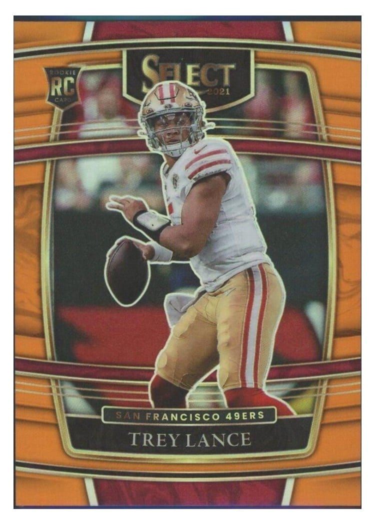 2021 Panini Select Trey Lance #45 card