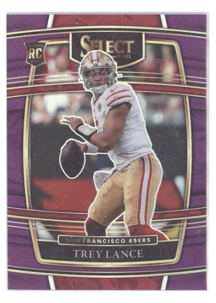 2021 Panini Select Trey Lance #45 card