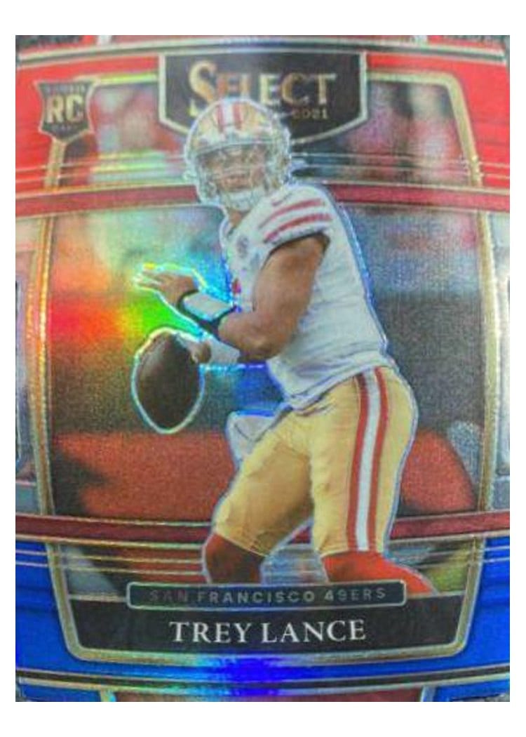2021 Panini Select Trey Lance #45 card
