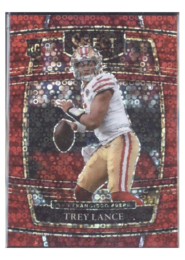 2021 Panini Select Trey Lance #45 card