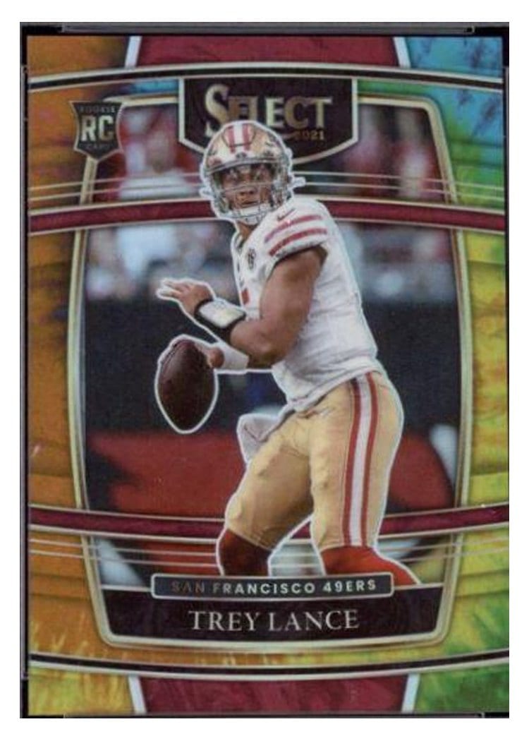 2021 Panini Select Trey Lance #45 card