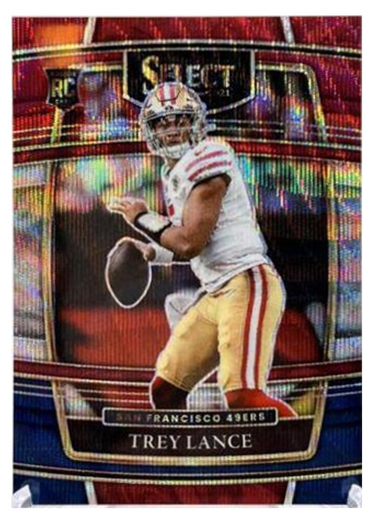 2021 Panini Select Trey Lance #45 card