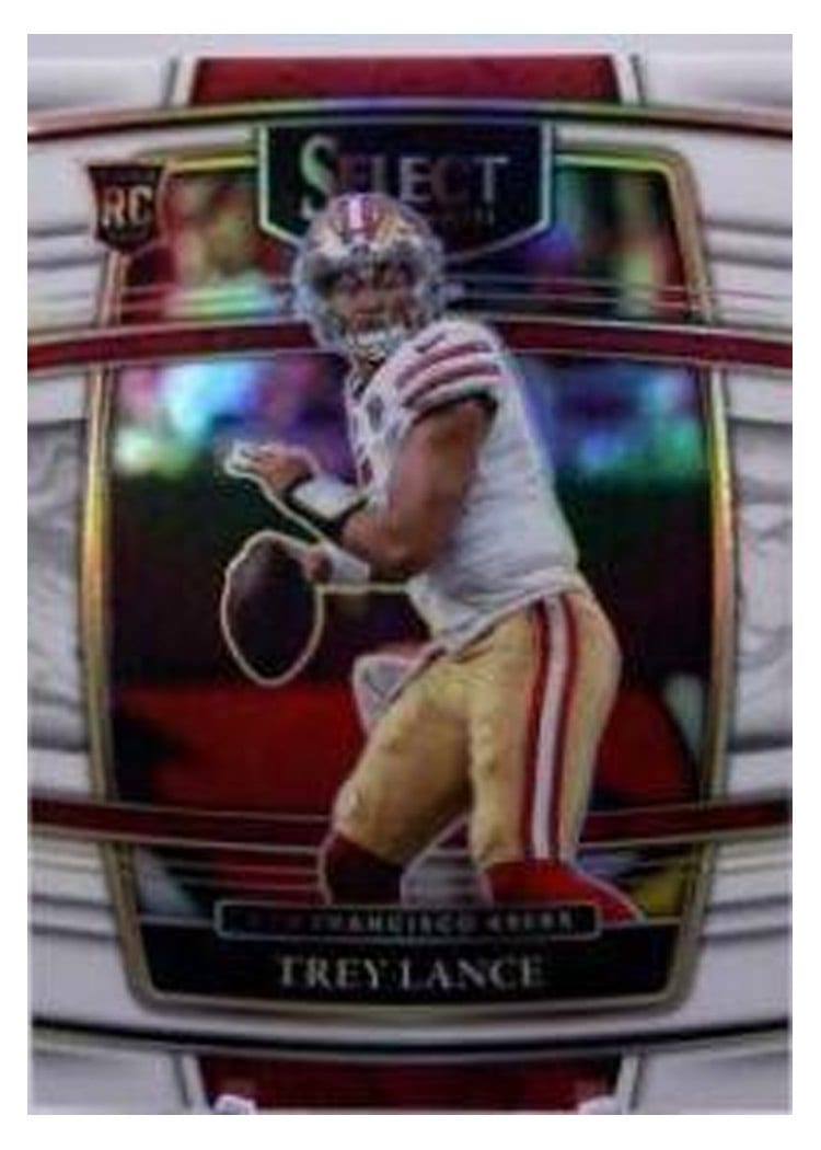 2021 Panini Select Trey Lance #45 card