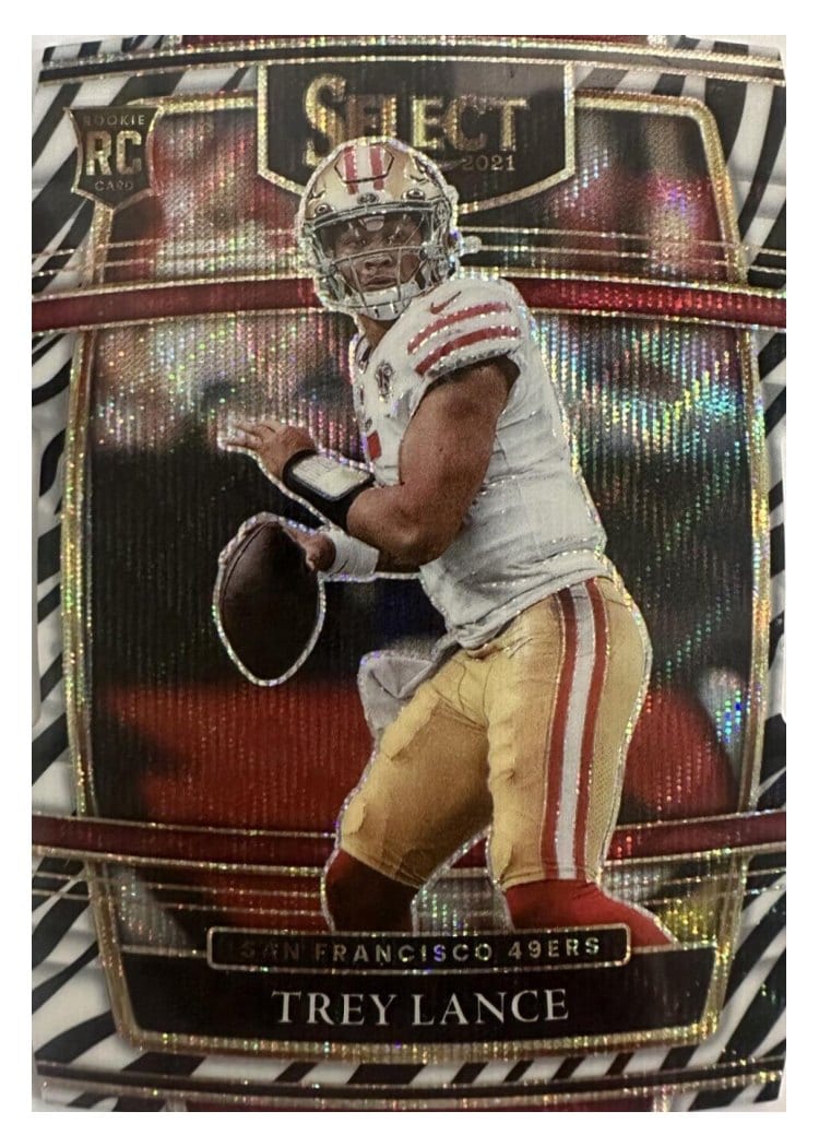 2021 Panini Select Trey Lance #45 card