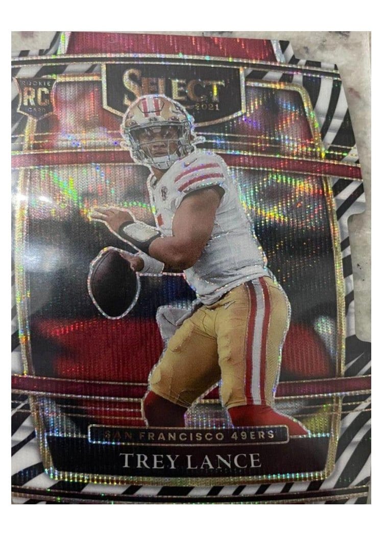 2021 Panini Select Trey Lance #45 card