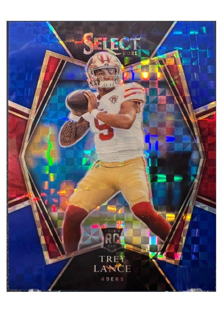 2021 Panini Select Base Set Trey Lance #145 card
