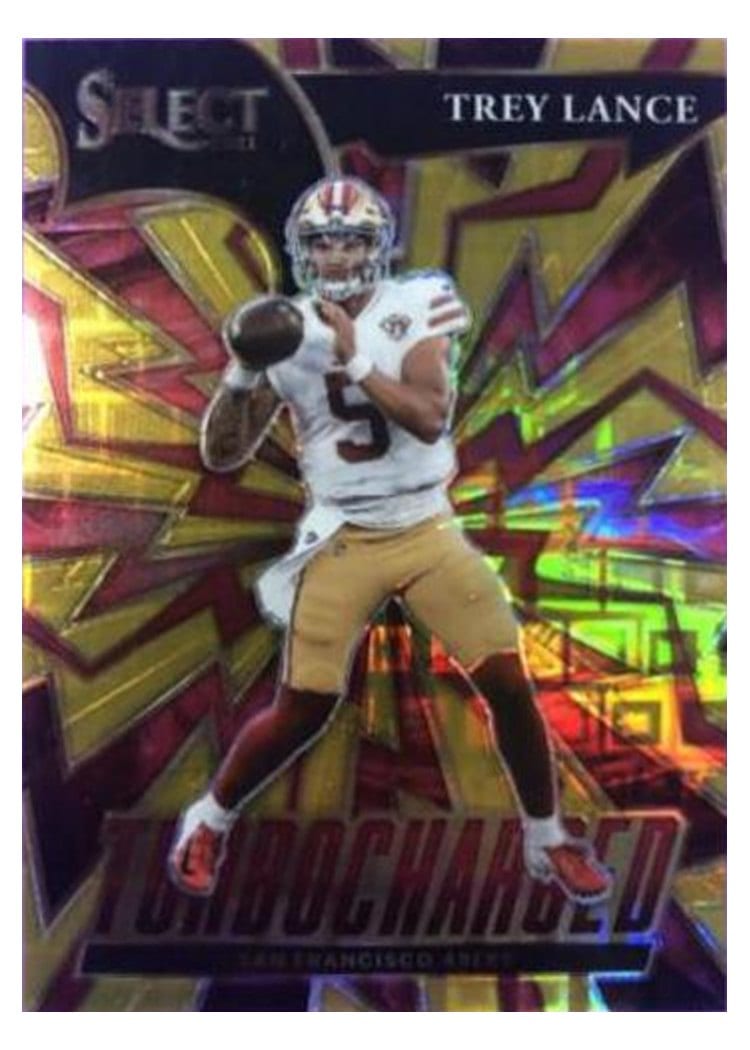2021 Panini Select Base Set Trey Lance #145 card