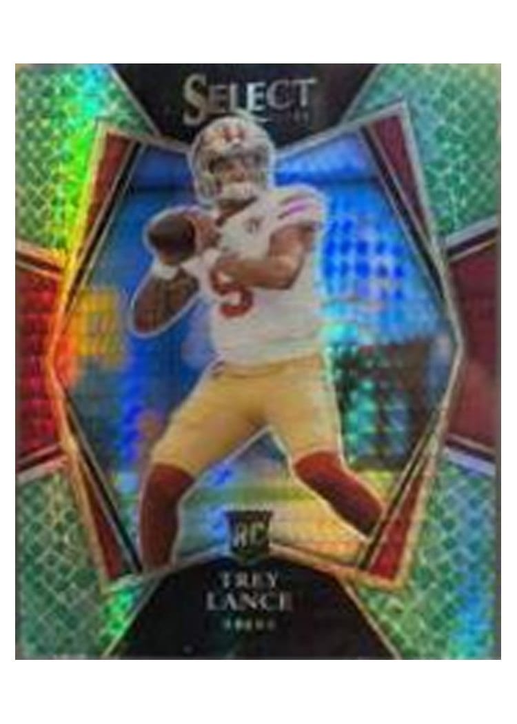 2021 Panini Select Base Set Trey Lance #145 card