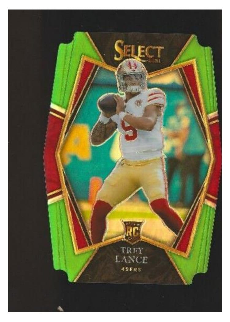 2021 Panini Select Base Set Trey Lance #145 card