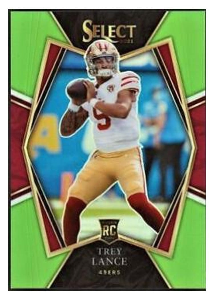 2021 Panini Select Base Set Trey Lance #145 card