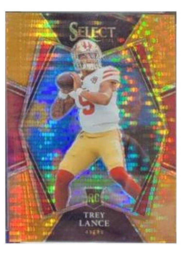 2021 Panini Select Base Set Trey Lance #145 card