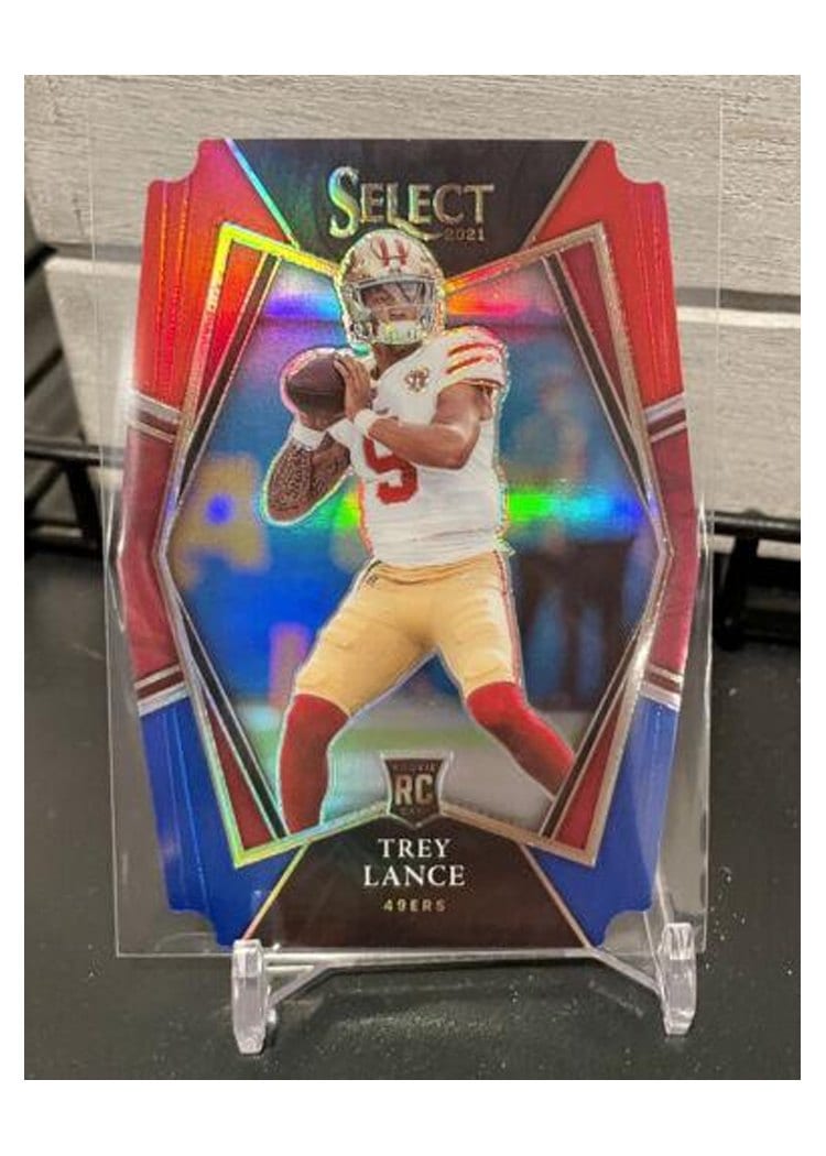 2021 Panini Select Base Set Trey Lance #145 card