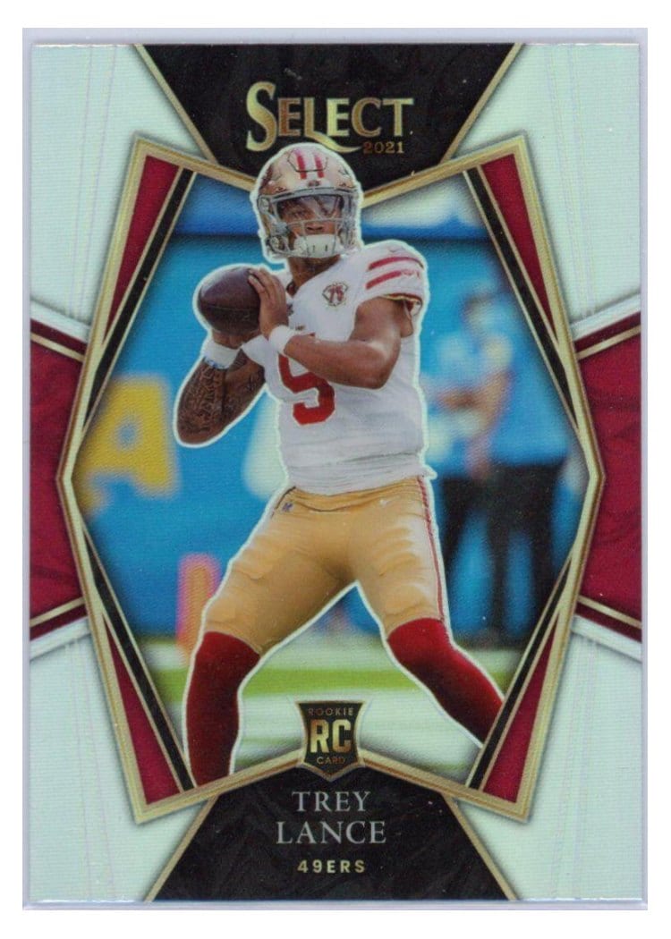 2021 Panini Select Base Set Trey Lance #145 card