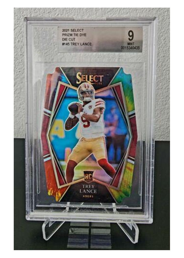 2021 Panini Select Base Set Trey Lance #145 card