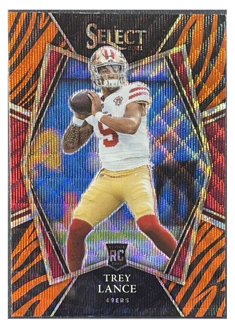 2021 Panini Select Base Set Trey Lance #145 card