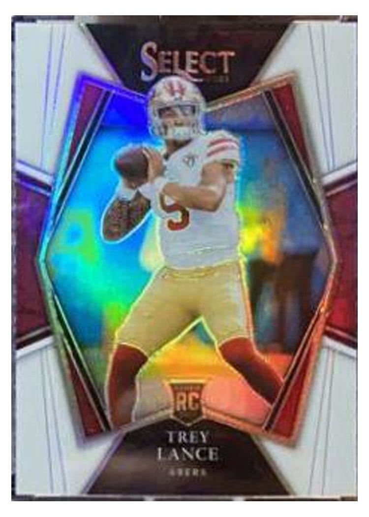 2021 Panini Select Base Set Trey Lance #145 card